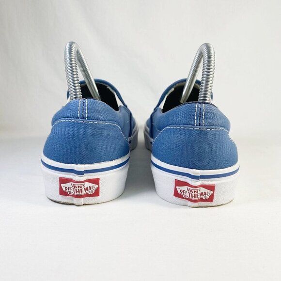 Vans Unisex Slip-On Casual Sneakers – Blue, Women’s Size 8.5 - Picture 5 of 8